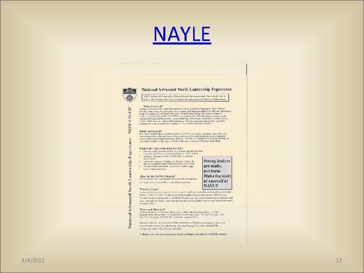 NAYLE 4/4/2011 17 