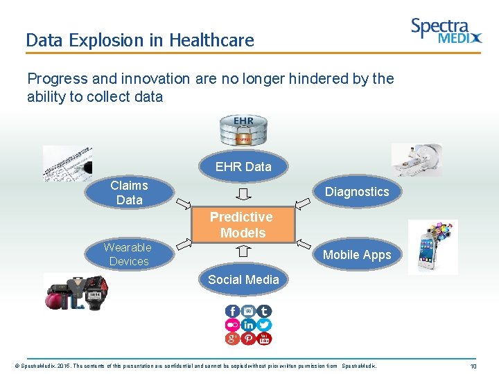 Data Explosion in Healthcare Progress and innovation are no longer hindered by the ability