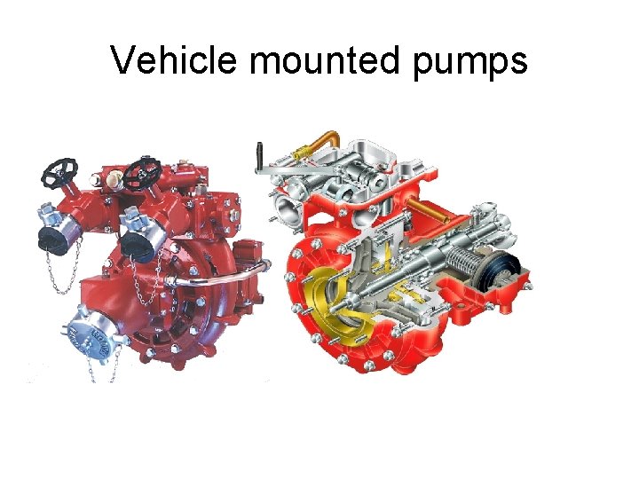 Vehicle mounted pumps 