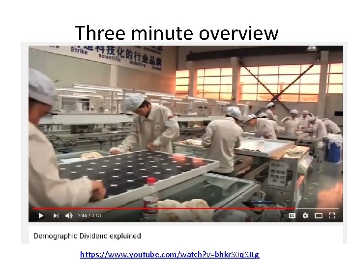 Three minute overview https: //www. youtube. com/watch? v=bhkr. S 0 q. SJLg 