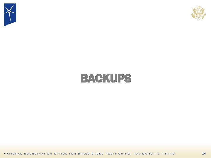 BACKUPS 14 