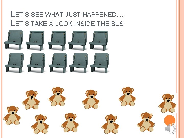 LET’S SEE WHAT JUST HAPPENED… LET’S TAKE A LOOK INSIDE THE BUS 