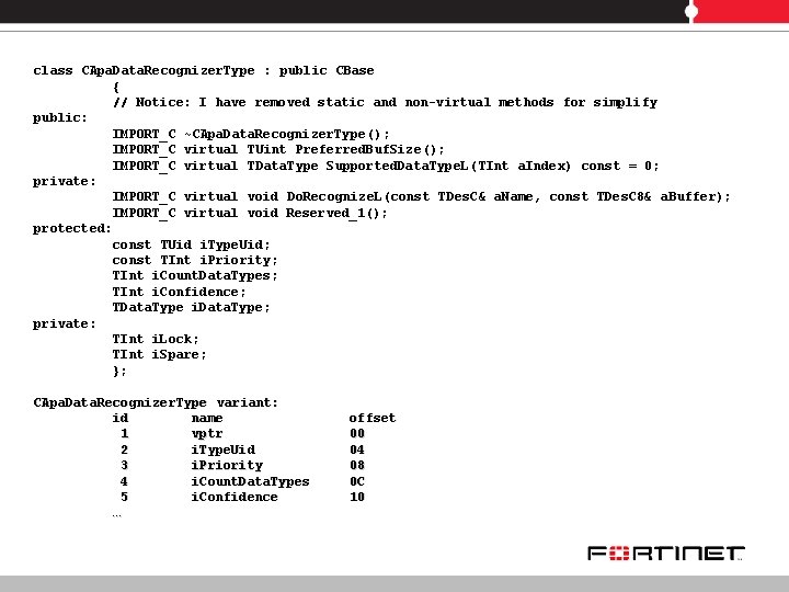 class CApa. Data. Recognizer. Type : public CBase { // Notice: I have removed