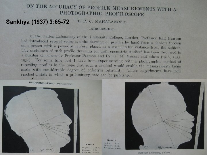 Sankhya (1937) 3: 65 -72 