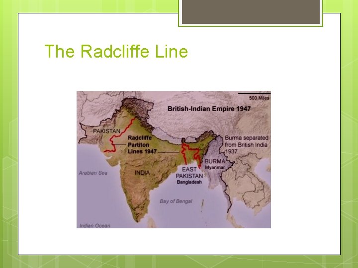 The Radcliffe Line 