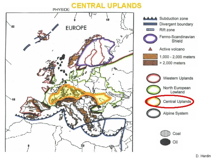 CENTRAL UPLANDS D. Hardin 