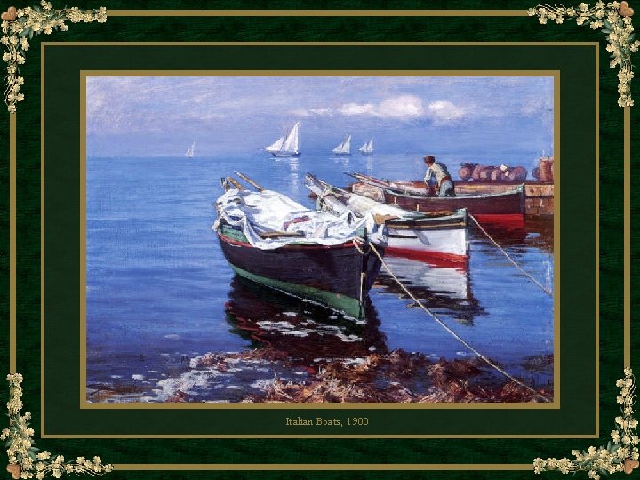 Italian Boats, 1900 