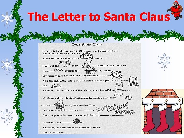 The Letter to Santa Claus 