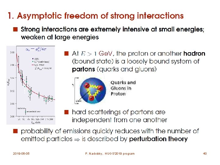 2019 -06 -05 P. Nadolsky, HUGS'2019 program 40 