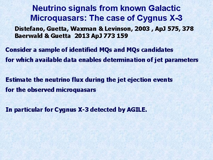 Neutrino signals from known Galactic Microquasars: The case of Cygnus X-3 Distefano, Guetta, Waxman