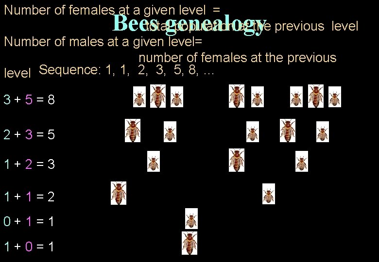 Number of females at a given level = total population at the previous level