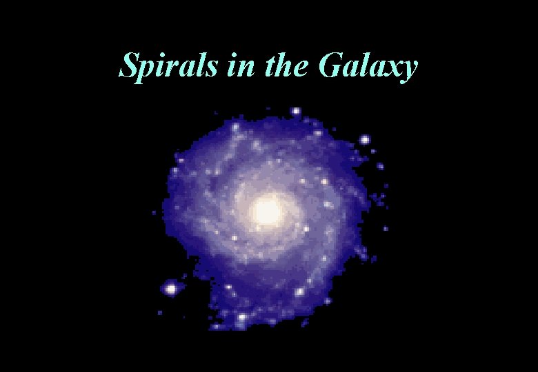 Spirals in the Galaxy 