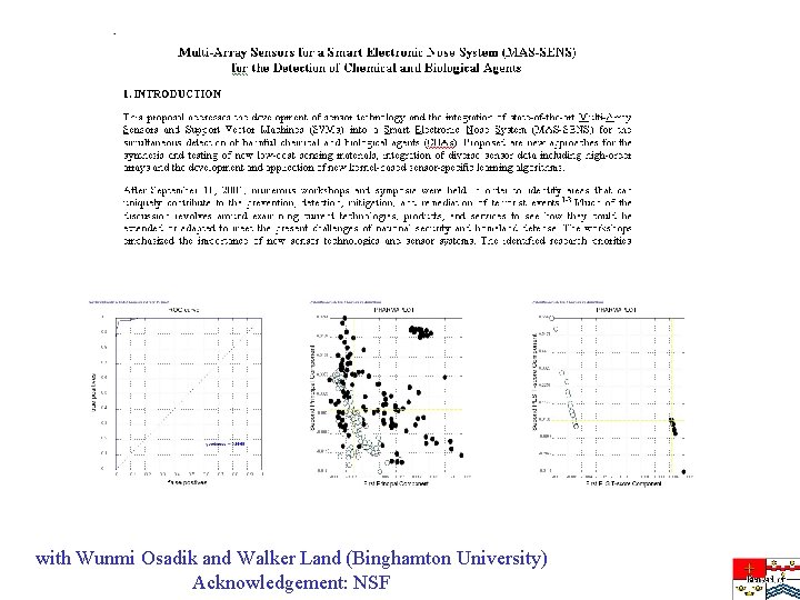 with Wunmi Osadik and Walker Land (Binghamton University) Acknowledgement: NSF 