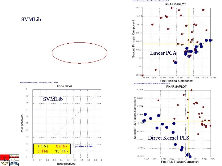 SVMLib Linear PCA SVMLib Direct Kernel PLS 