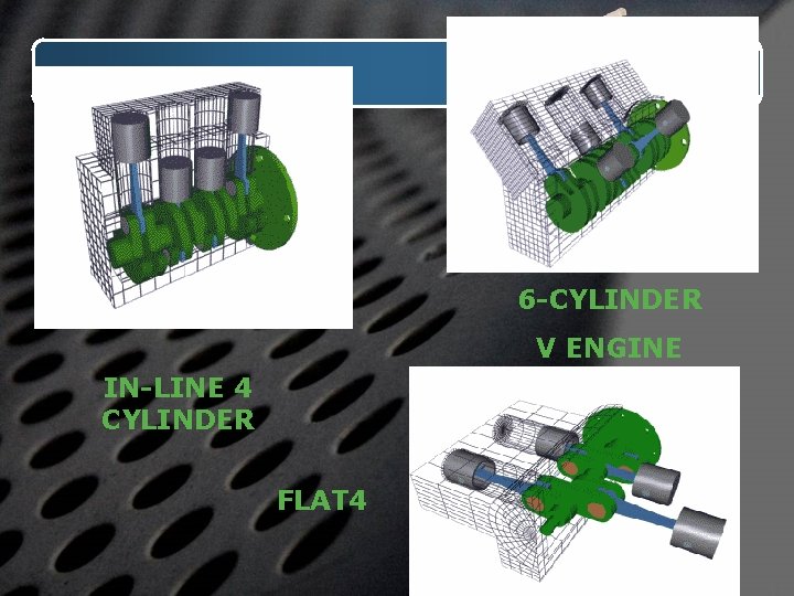 6 -CYLINDER V ENGINE IN-LINE 4 CYLINDER FLAT 4 www. 1 ppt. com 