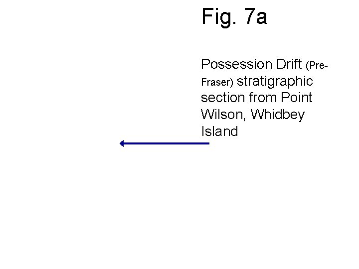 Fig. 7 a Possession Drift (Pre. Fraser) stratigraphic section from Point Wilson, Whidbey Island