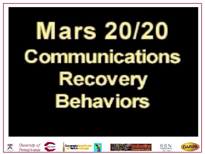 University of Pennsylvania GRASP 