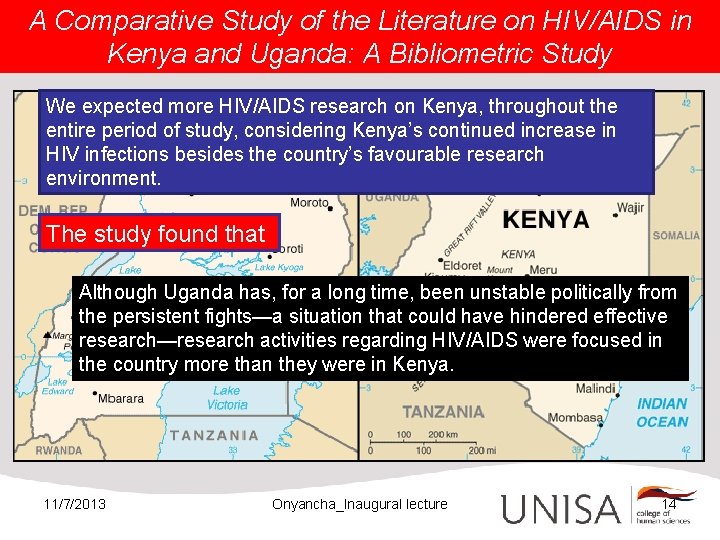 A Comparative Study of the Literature on HIV/AIDS in Kenya and Uganda: A Bibliometric