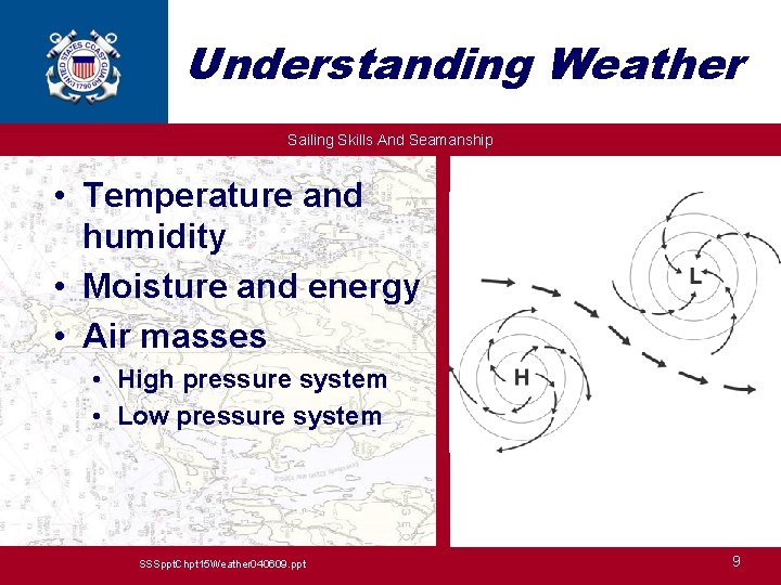 Understanding Weather Sailing Skills And Seamanship • Temperature and humidity • Moisture and energy