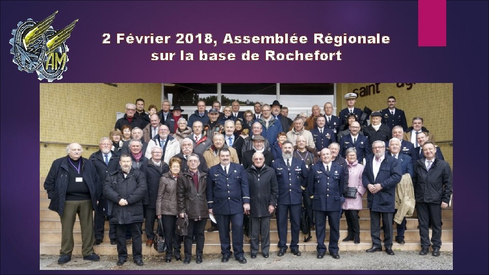 2 Février 2018, Assemblée Régionale sur la base de Rochefort 