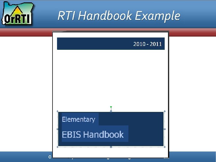RTI Handbook Example 