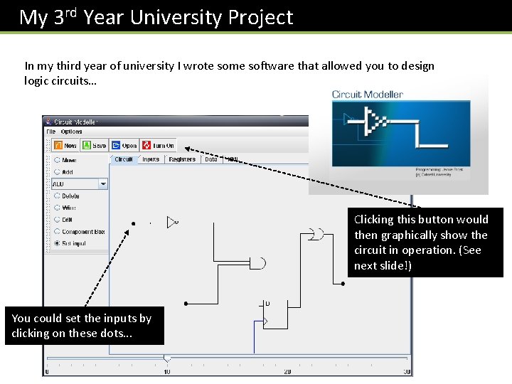 My 3 rd Year University Project In my third year of university I wrote