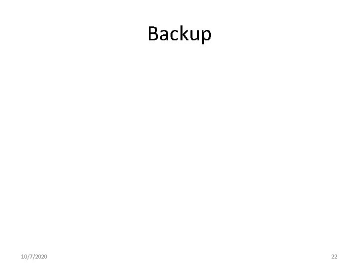 Backup 10/7/2020 22 