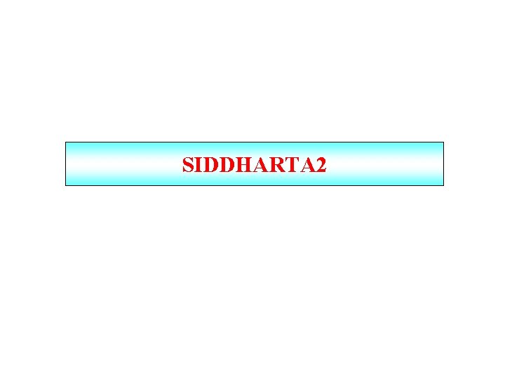 SIDDHARTA 2 