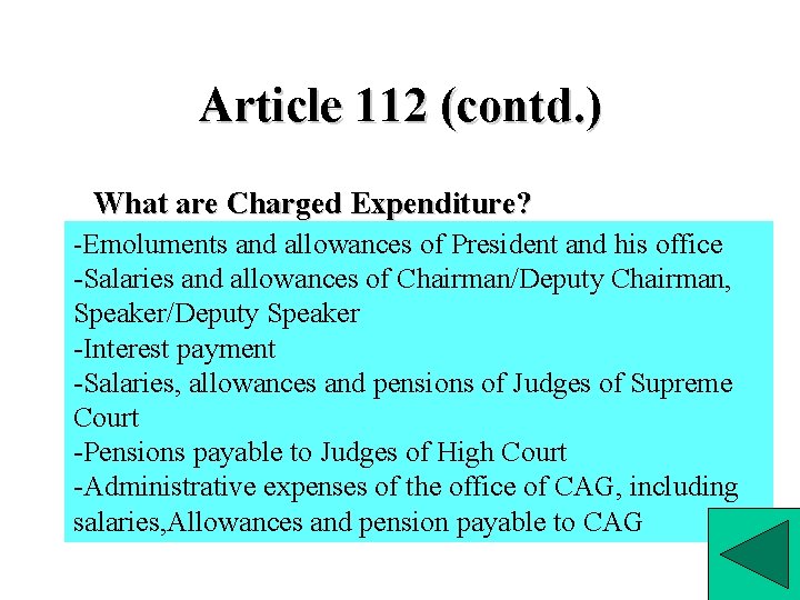 INTRODUCTION TO BUDGET LEARNING OBJECTIVES Constitutional mandate Process