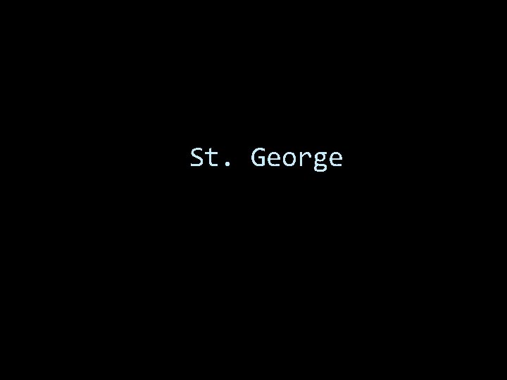 St. George 