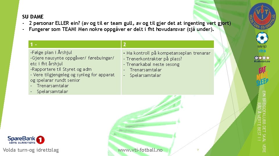 SU DAME - 2 personar ELLER ein? (av og til er team gull, av