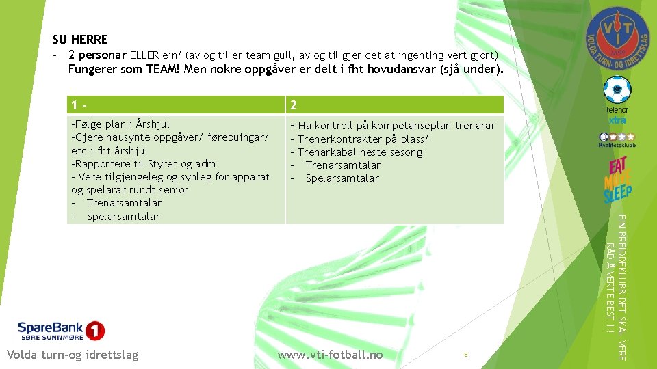 SU HERRE - 2 personar ELLER ein? (av og til er team gull, av