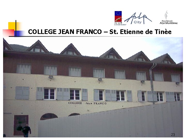 COLLEGE JEAN FRANCO – St. Etienne de Tinèe 23 