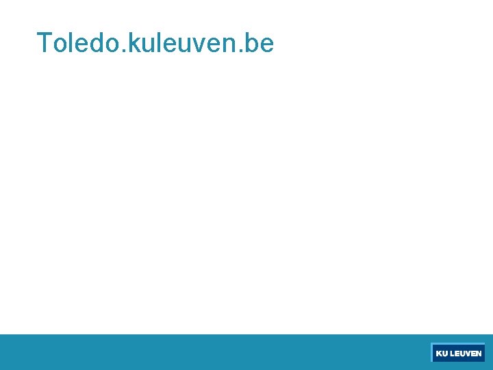 Toledo. kuleuven. be 