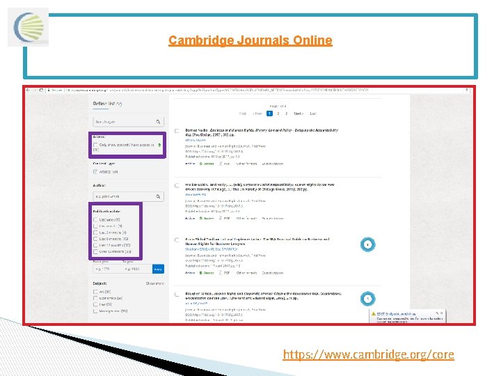 Cambridge Journals Online https: //www. cambridge. org/core 