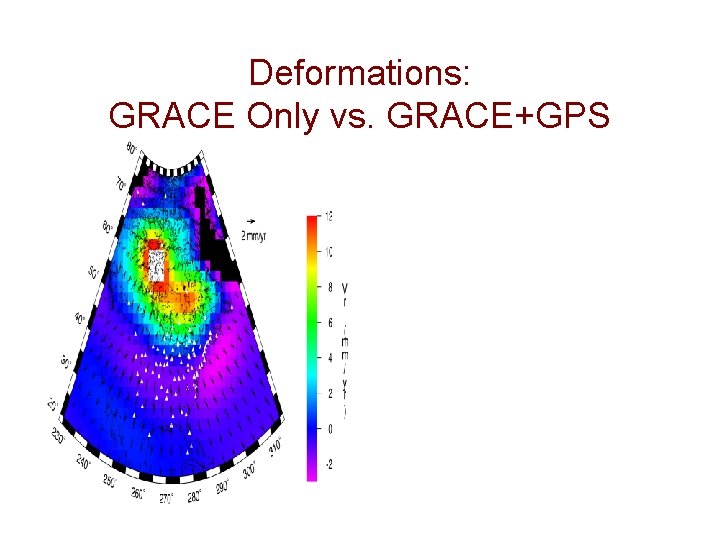 Deformations: GRACE Only vs. GRACE+GPS 