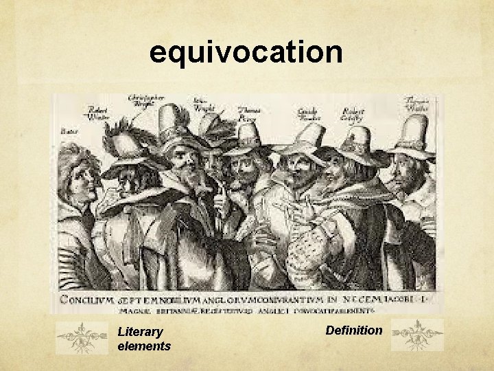 equivocation Literary elements Definition 