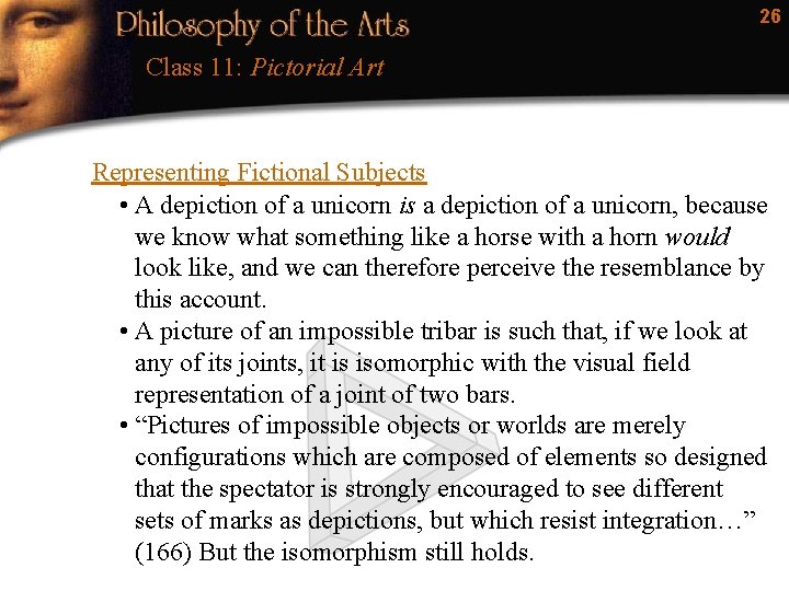 26 Class 11: Pictorial Art Representing Fictional Subjects • A depiction of a unicorn