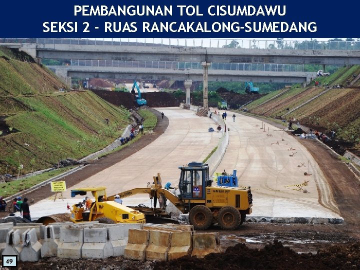 PEMBANGUNAN TOL CISUMDAWU SEKSI 2 - RUAS RANCAKALONG-SUMEDANG 49 