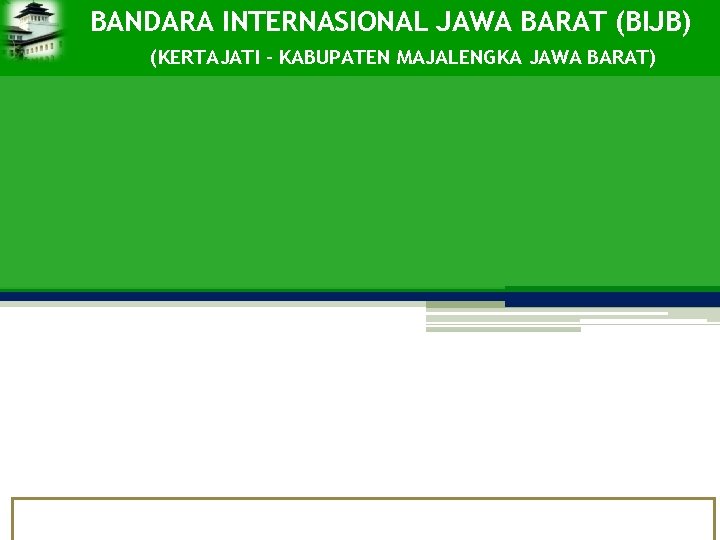 BANDARA INTERNASIONAL JAWA BARAT (BIJB)36 (KERTAJATI – KABUPATEN MAJALENGKA JAWA BARAT) 