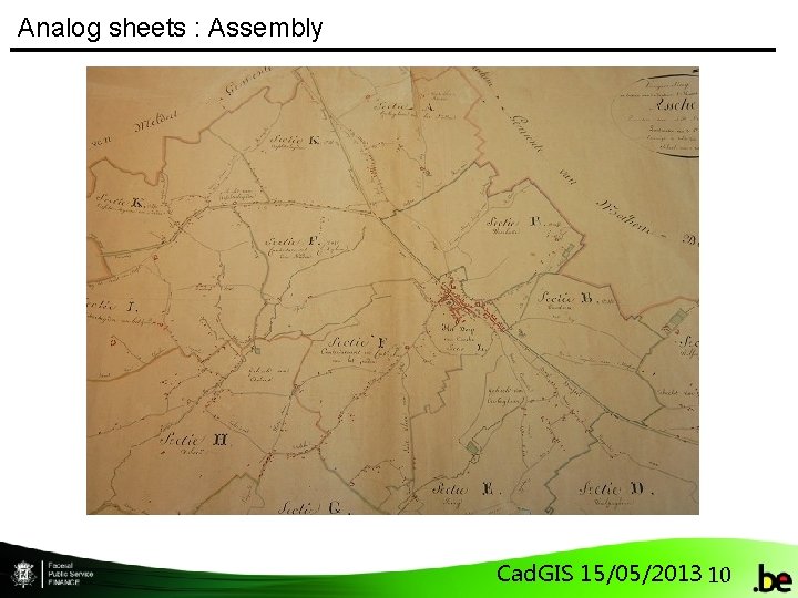 Analog sheets : Assembly Cad. GIS 15/05/2013 10 