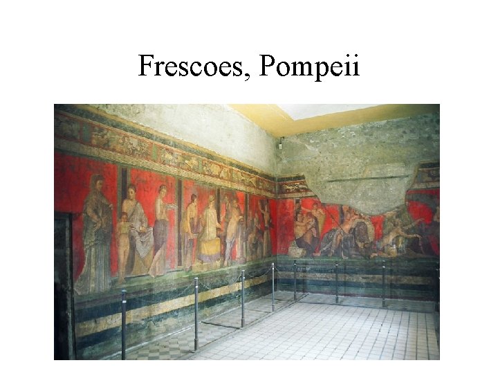 Frescoes, Pompeii 