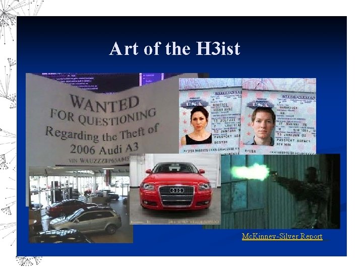 Art of the H 3 ist Mc. Kinney-Silver Report 