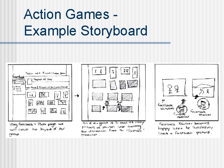Action Games Example Storyboard 