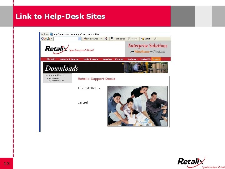 Link to Help-Desk Sites 13 