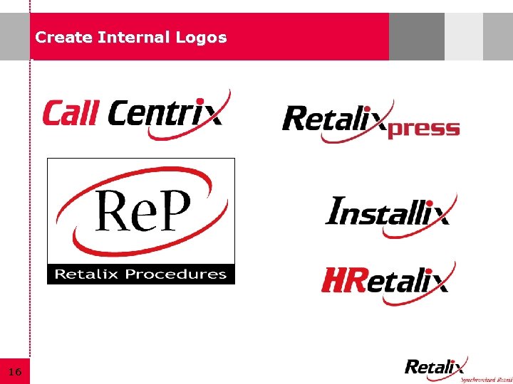 Create Internal Logos 16 
