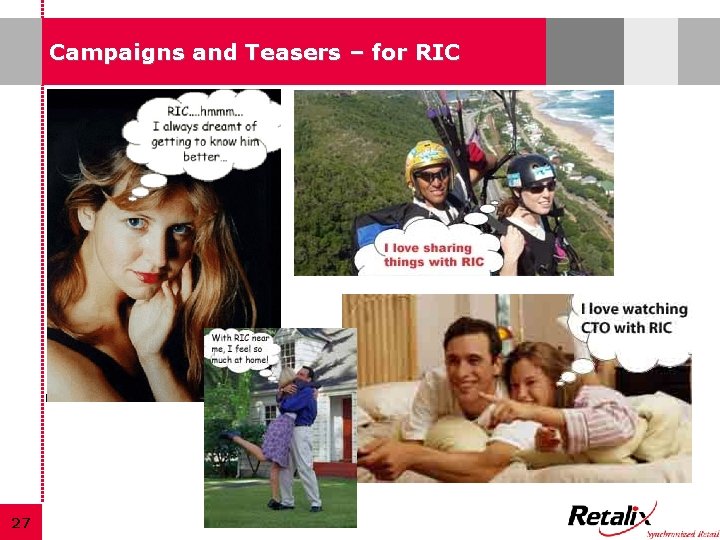 Campaigns and Teasers – for RIC 27 