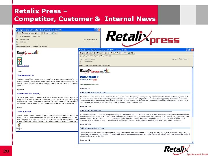 Retalix Press – Competitor, Customer & Internal News 28 