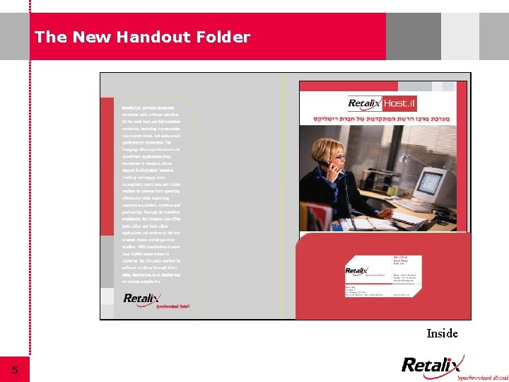 The New Handout Folder Outside 5 Inside 
