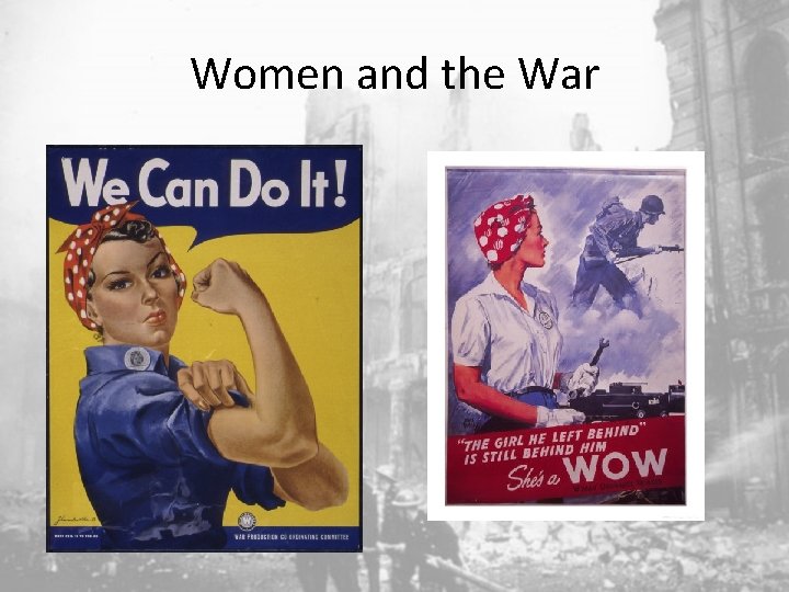 Women and the War 